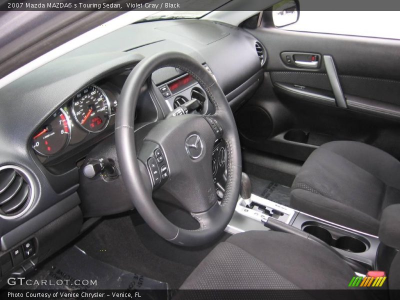 Violet Gray / Black 2007 Mazda MAZDA6 s Touring Sedan
