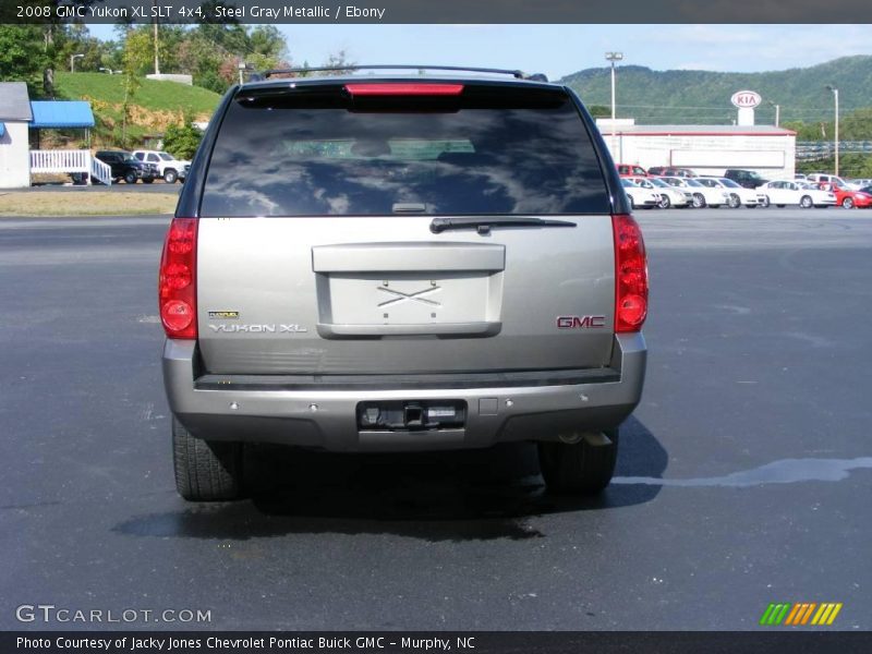 Steel Gray Metallic / Ebony 2008 GMC Yukon XL SLT 4x4