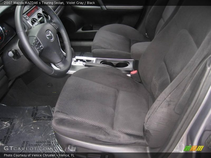 Violet Gray / Black 2007 Mazda MAZDA6 s Touring Sedan
