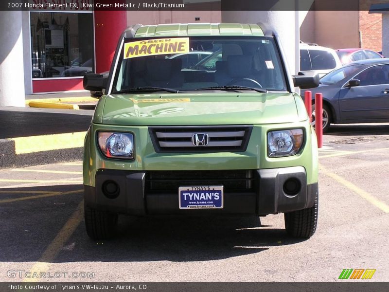 Kiwi Green Metallic / Black/Titanium 2007 Honda Element EX