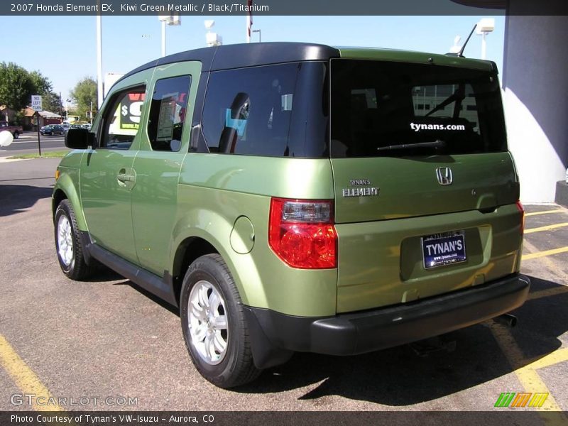 Kiwi Green Metallic / Black/Titanium 2007 Honda Element EX