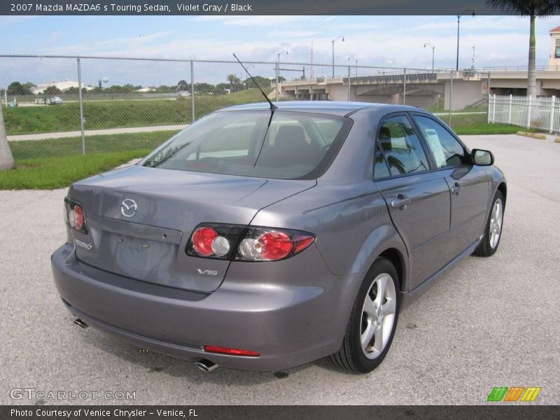 Violet Gray / Black 2007 Mazda MAZDA6 s Touring Sedan