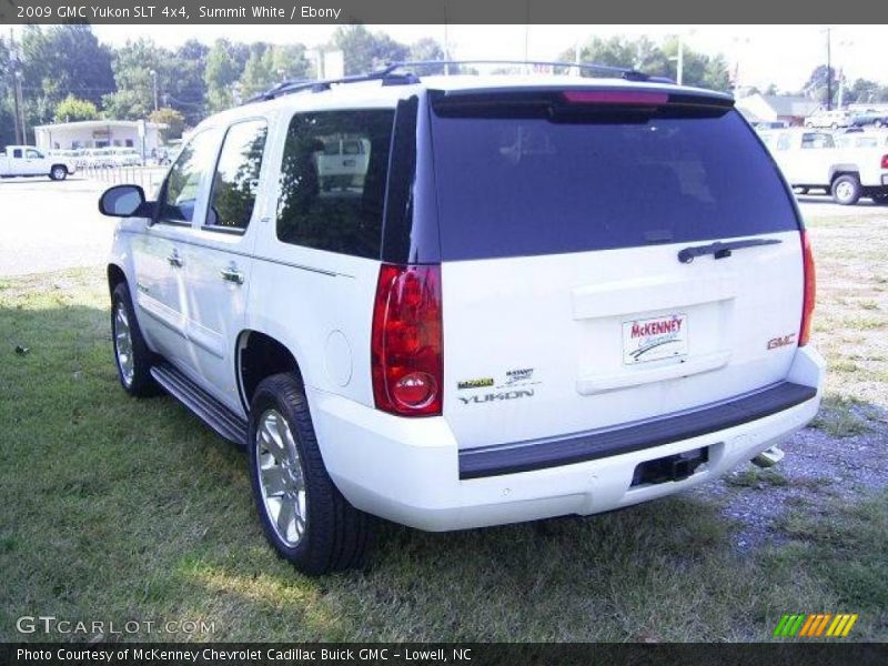 Summit White / Ebony 2009 GMC Yukon SLT 4x4
