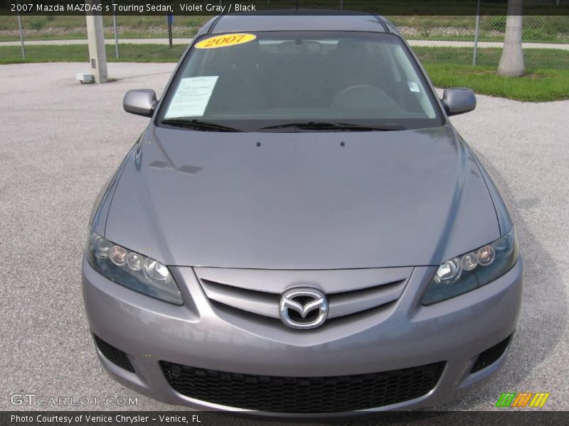 Violet Gray / Black 2007 Mazda MAZDA6 s Touring Sedan