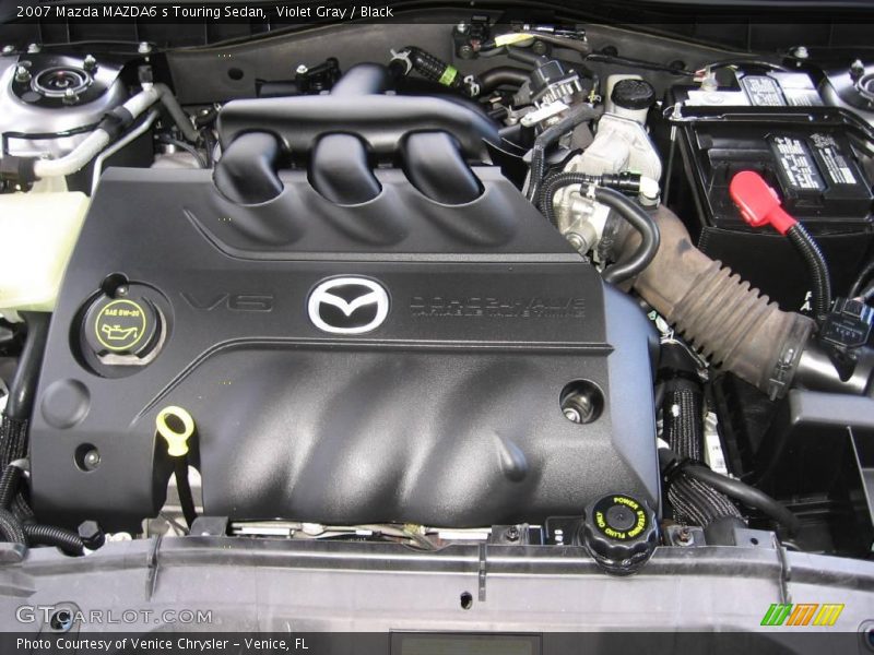 Violet Gray / Black 2007 Mazda MAZDA6 s Touring Sedan
