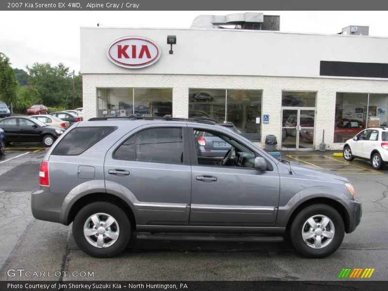 Alpine Gray / Gray 2007 Kia Sorento EX 4WD