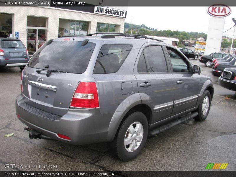 Alpine Gray / Gray 2007 Kia Sorento EX 4WD