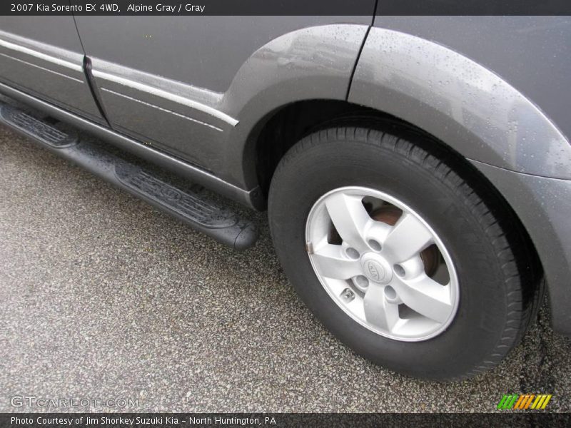 Alpine Gray / Gray 2007 Kia Sorento EX 4WD