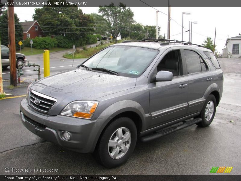 Alpine Gray / Gray 2007 Kia Sorento EX 4WD