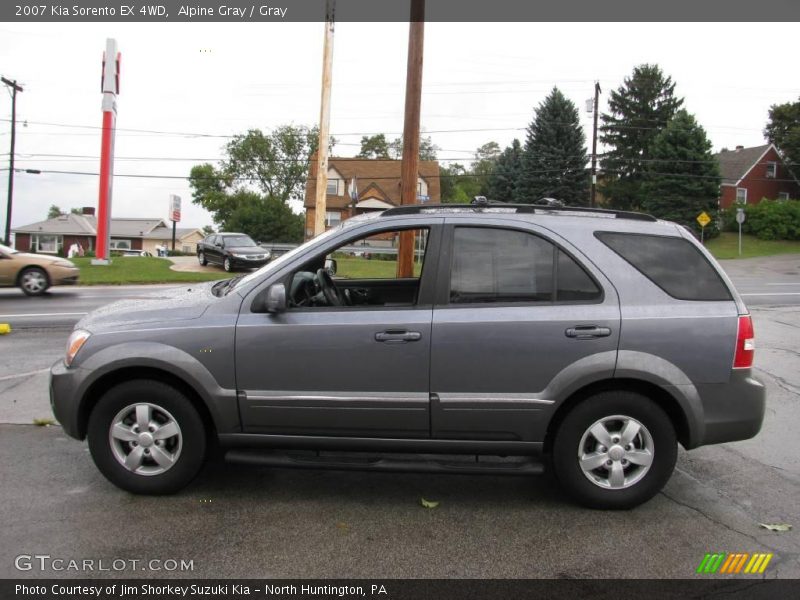 Alpine Gray / Gray 2007 Kia Sorento EX 4WD