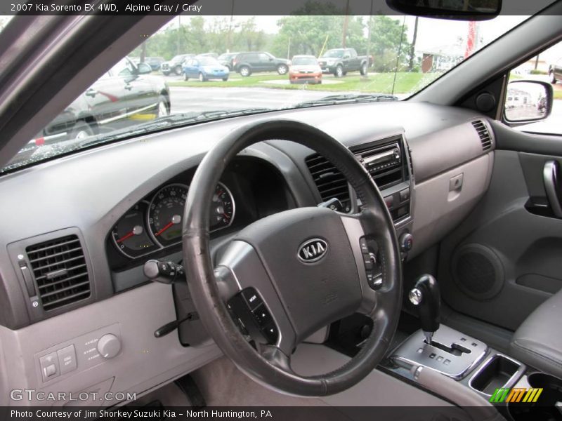 Alpine Gray / Gray 2007 Kia Sorento EX 4WD