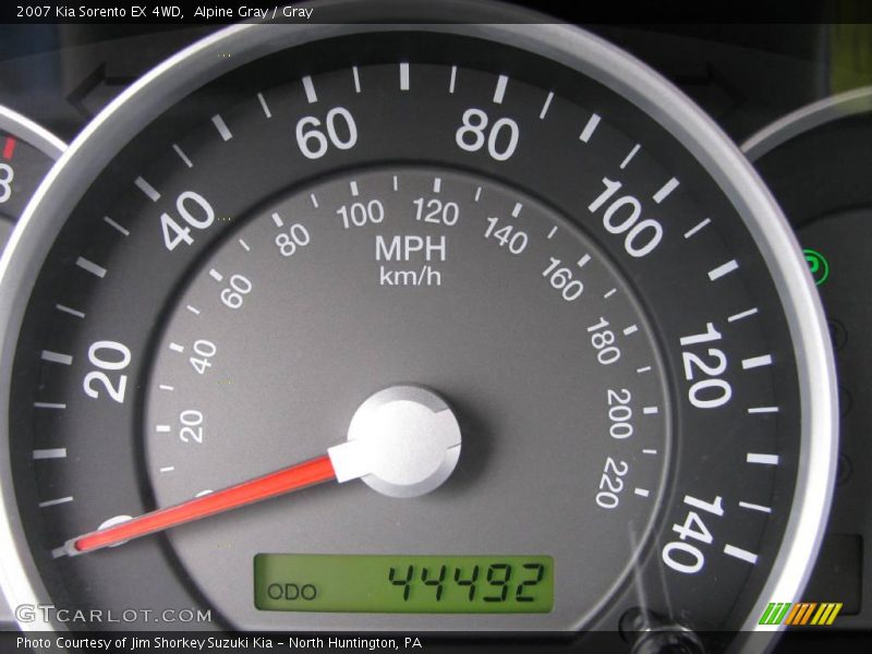 Alpine Gray / Gray 2007 Kia Sorento EX 4WD