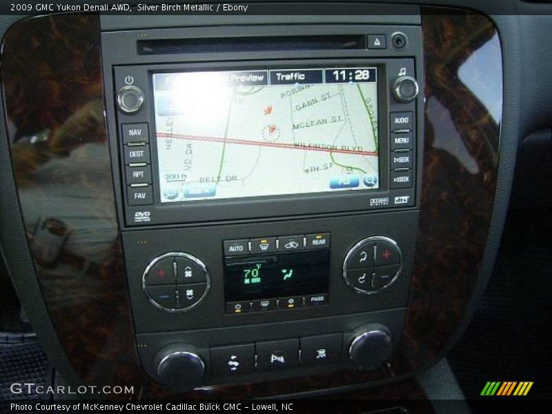 Silver Birch Metallic / Ebony 2009 GMC Yukon Denali AWD