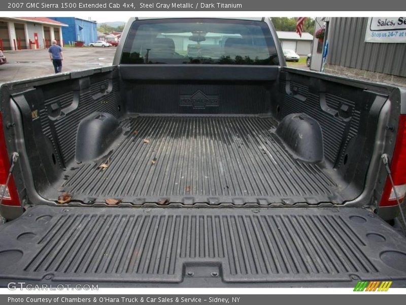 Steel Gray Metallic / Dark Titanium 2007 GMC Sierra 1500 Extended Cab 4x4