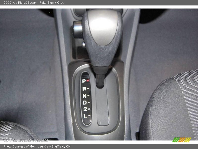 Polar Blue / Gray 2009 Kia Rio LX Sedan