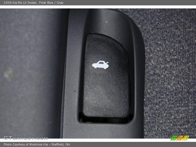 Polar Blue / Gray 2009 Kia Rio LX Sedan