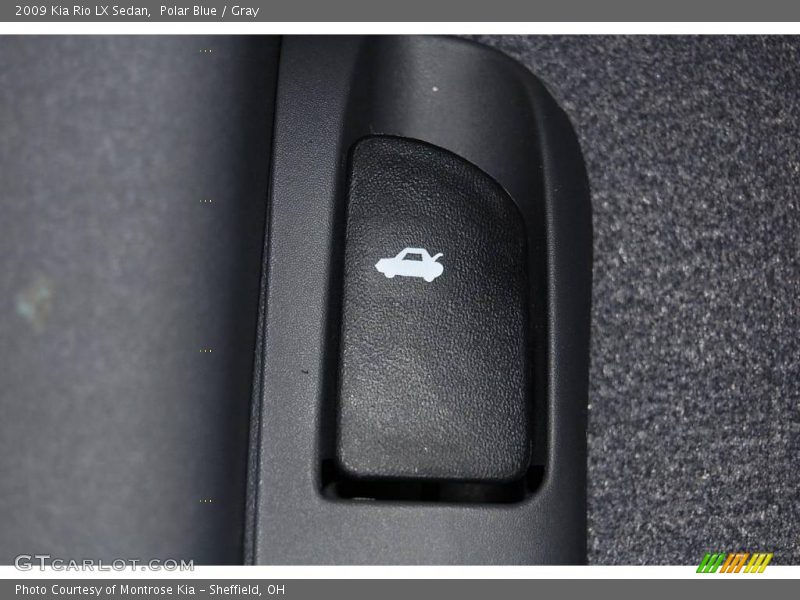 Polar Blue / Gray 2009 Kia Rio LX Sedan