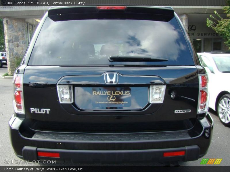 Formal Black / Gray 2008 Honda Pilot EX 4WD
