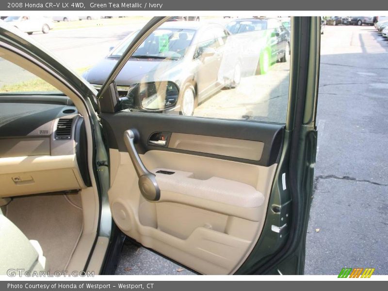 Green Tea Metallic / Ivory 2008 Honda CR-V LX 4WD