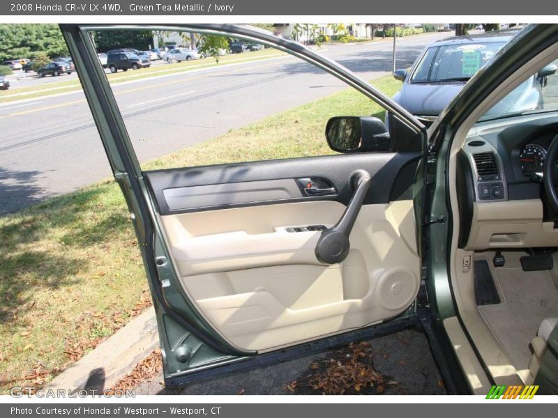 Green Tea Metallic / Ivory 2008 Honda CR-V LX 4WD