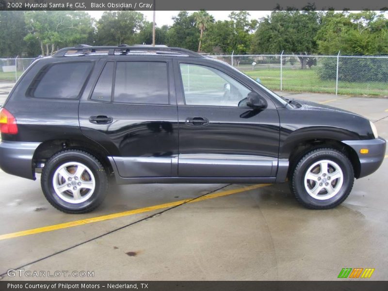 Black Obsidian / Gray 2002 Hyundai Santa Fe GLS