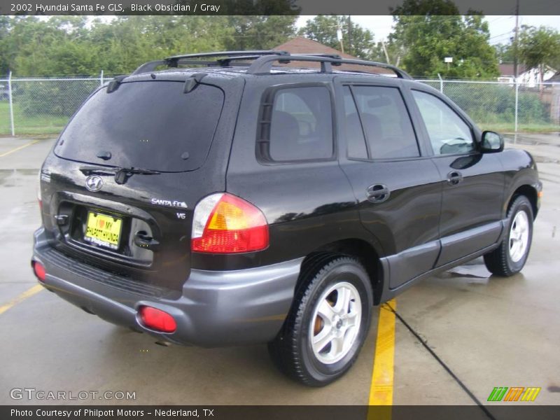 Black Obsidian / Gray 2002 Hyundai Santa Fe GLS