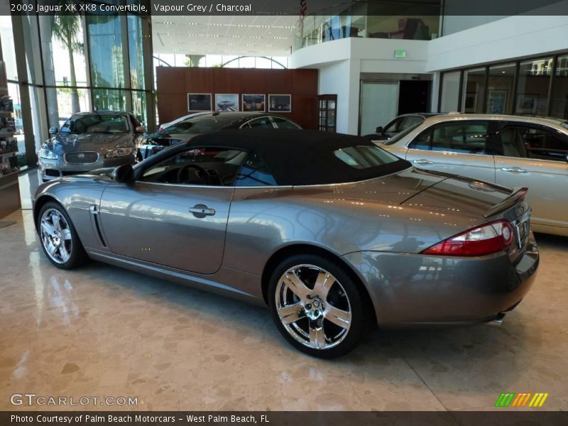 Vapour Grey / Charcoal 2009 Jaguar XK XK8 Convertible