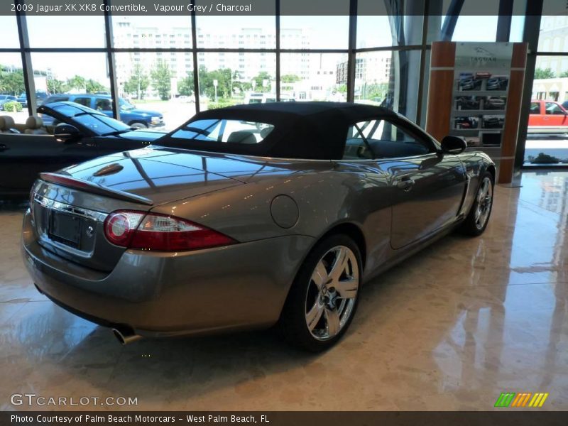 Vapour Grey / Charcoal 2009 Jaguar XK XK8 Convertible