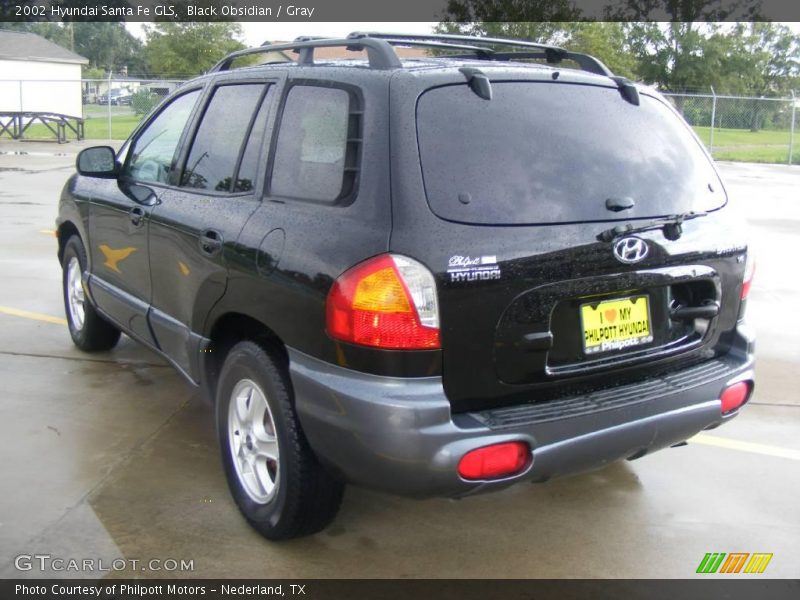 Black Obsidian / Gray 2002 Hyundai Santa Fe GLS