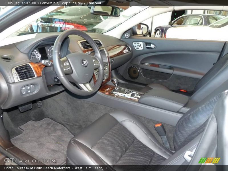 Vapour Grey / Charcoal 2009 Jaguar XK XK8 Convertible