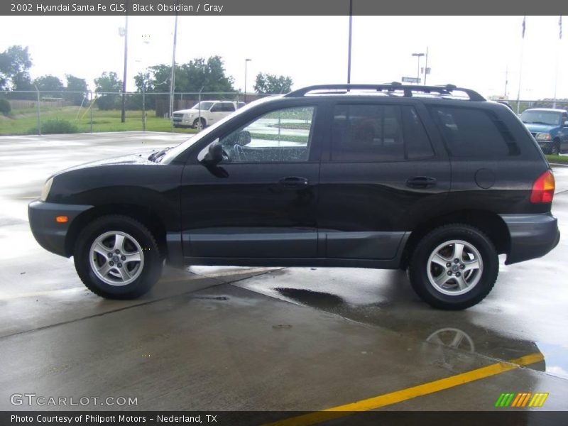 Black Obsidian / Gray 2002 Hyundai Santa Fe GLS