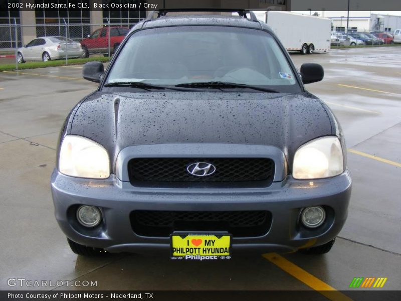 Black Obsidian / Gray 2002 Hyundai Santa Fe GLS