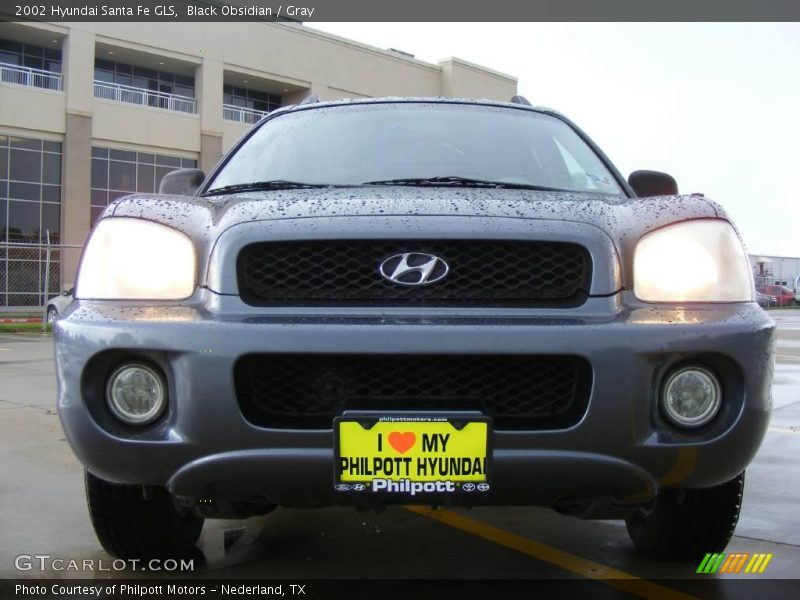 Black Obsidian / Gray 2002 Hyundai Santa Fe GLS