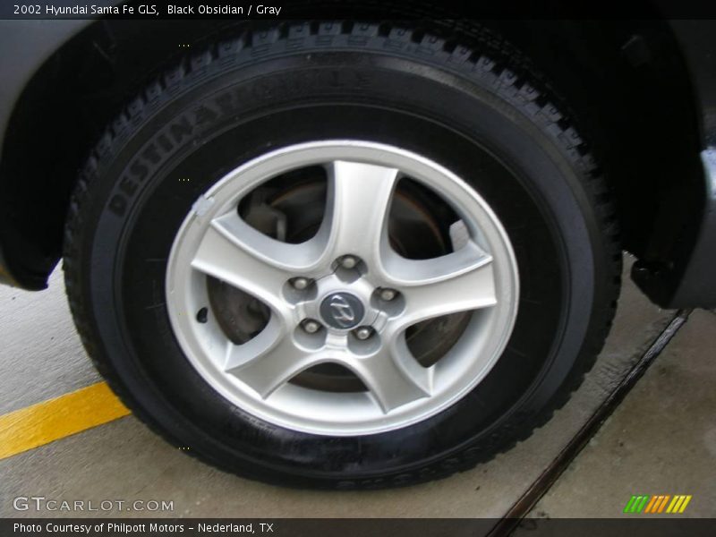 Black Obsidian / Gray 2002 Hyundai Santa Fe GLS