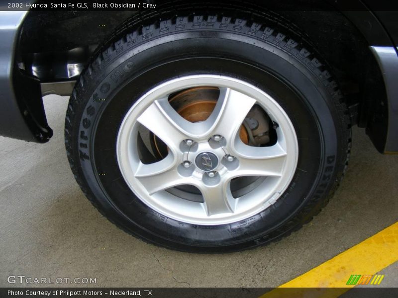 Black Obsidian / Gray 2002 Hyundai Santa Fe GLS