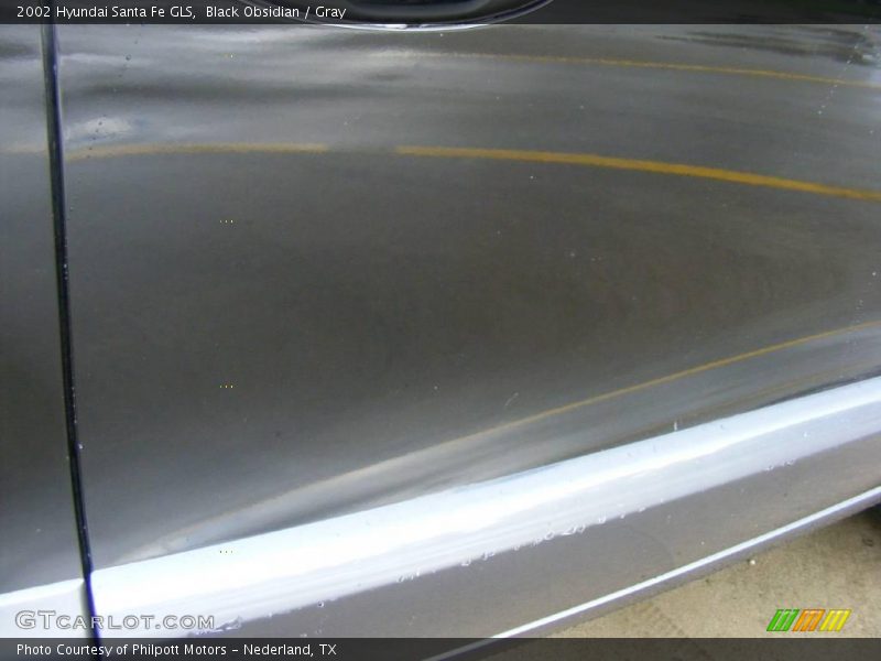 Black Obsidian / Gray 2002 Hyundai Santa Fe GLS