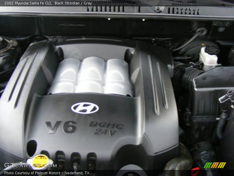 Black Obsidian / Gray 2002 Hyundai Santa Fe GLS