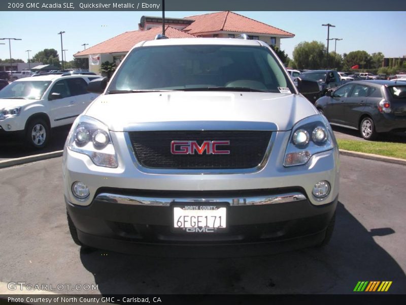 Quicksilver Metallic / Ebony 2009 GMC Acadia SLE