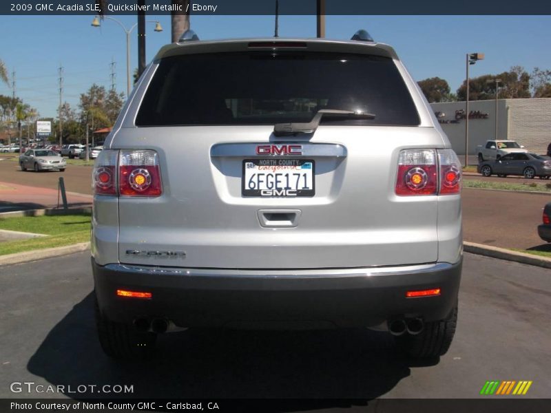Quicksilver Metallic / Ebony 2009 GMC Acadia SLE
