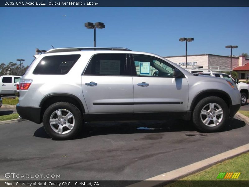 Quicksilver Metallic / Ebony 2009 GMC Acadia SLE