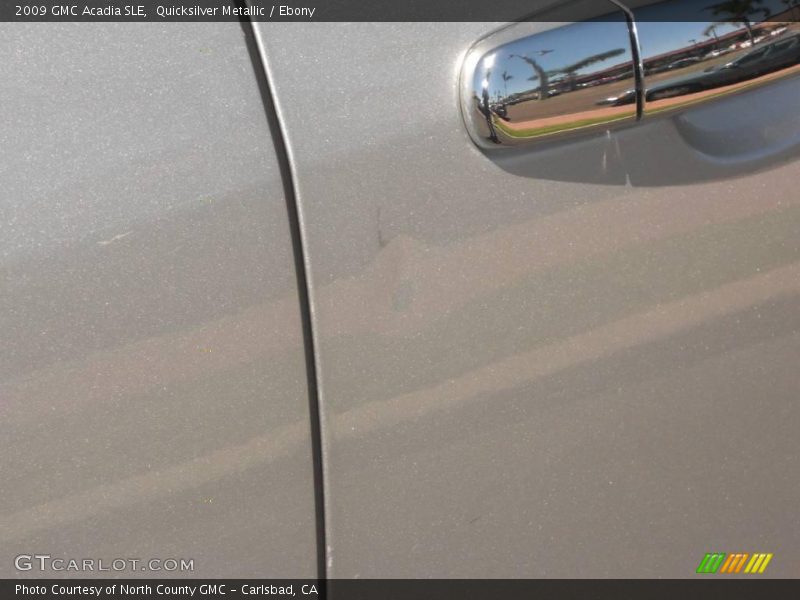 Quicksilver Metallic / Ebony 2009 GMC Acadia SLE