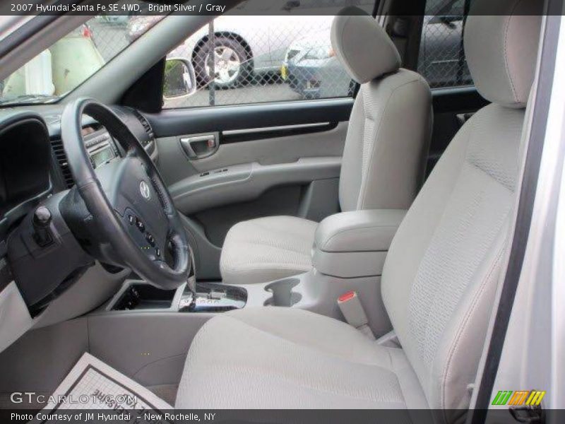 Bright Silver / Gray 2007 Hyundai Santa Fe SE 4WD
