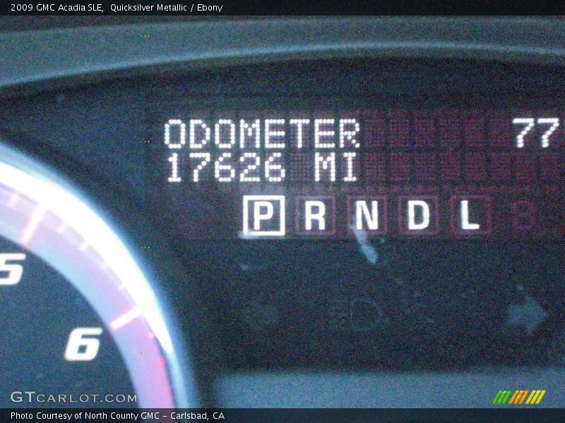 Quicksilver Metallic / Ebony 2009 GMC Acadia SLE