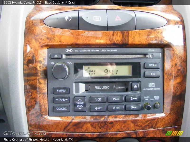 Black Obsidian / Gray 2002 Hyundai Santa Fe GLS