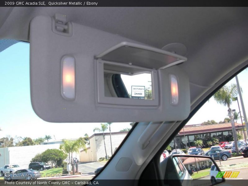 Quicksilver Metallic / Ebony 2009 GMC Acadia SLE