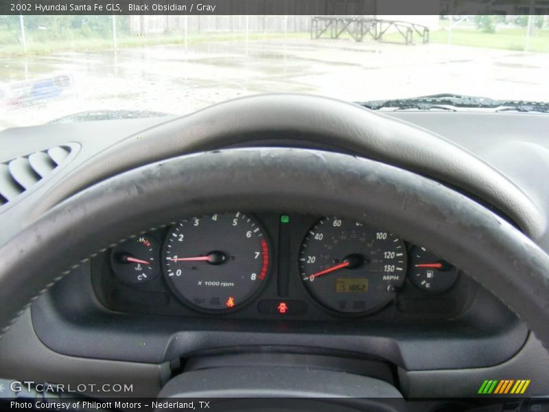 Black Obsidian / Gray 2002 Hyundai Santa Fe GLS