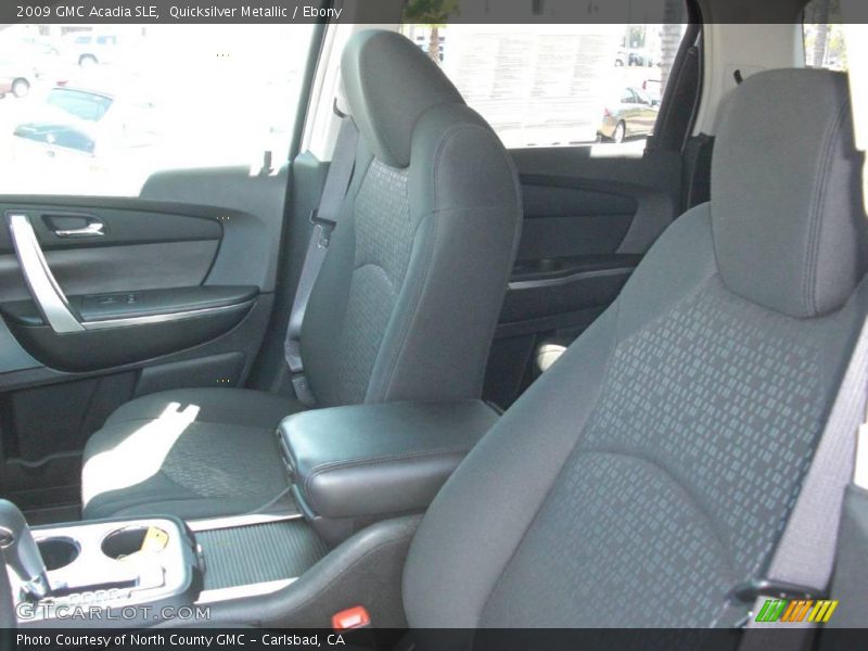 Quicksilver Metallic / Ebony 2009 GMC Acadia SLE