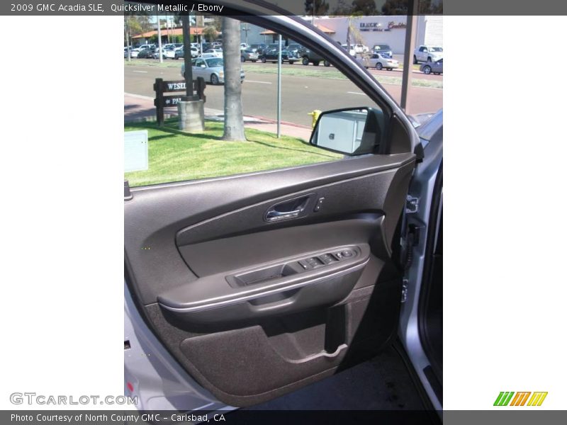 Quicksilver Metallic / Ebony 2009 GMC Acadia SLE