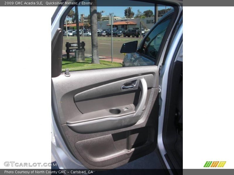 Quicksilver Metallic / Ebony 2009 GMC Acadia SLE