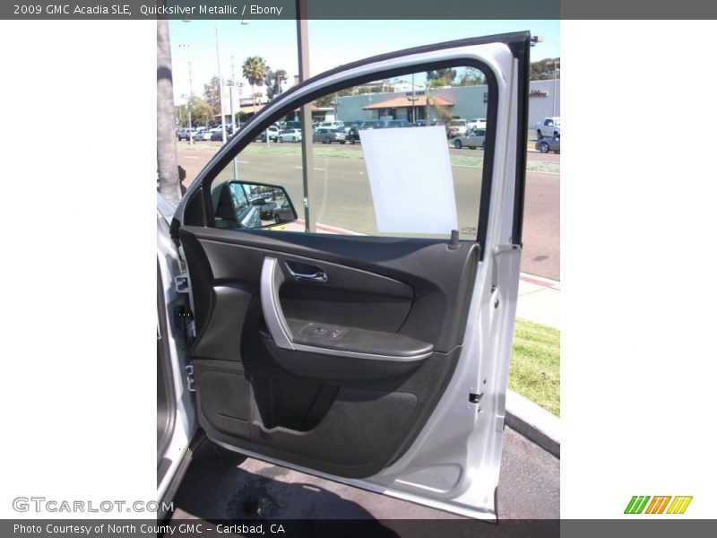 Quicksilver Metallic / Ebony 2009 GMC Acadia SLE